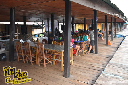 เรือนแพริมธาร เขื่อนแม่งัด