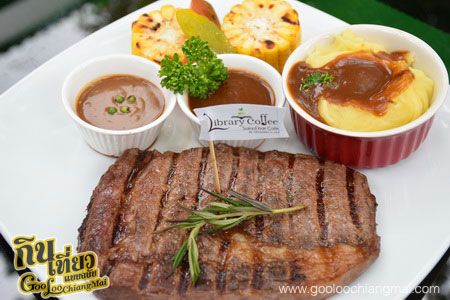 ร้าน Library Coffee : Salad Bar Cafe