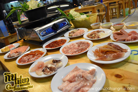 ร้าน หมียกหม้อ ชาบู สาขาสันติธรรม