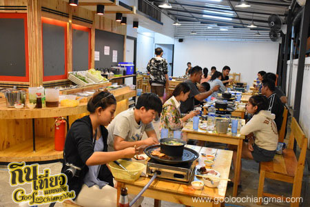 ร้าน หมียกหม้อ ชาบู สาขาสันติธรรม