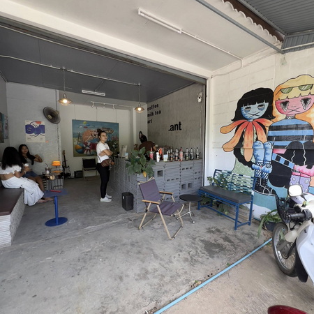 ร้าน .ant Cafe & Mini Gallery บ้านห้วยป่าซาง อ.แม่อาย